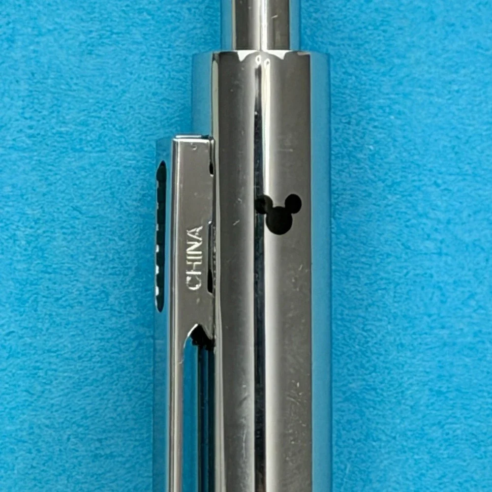 Disney Store 3-in-1 Multi-Function Pen Mechanical Pencil Mickey Mouse Silver VTG